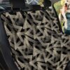 3d Black And Beige Geometric Triangle Design Car Back Seat Cover Dog Car Seat Covers - 40b6109208bb