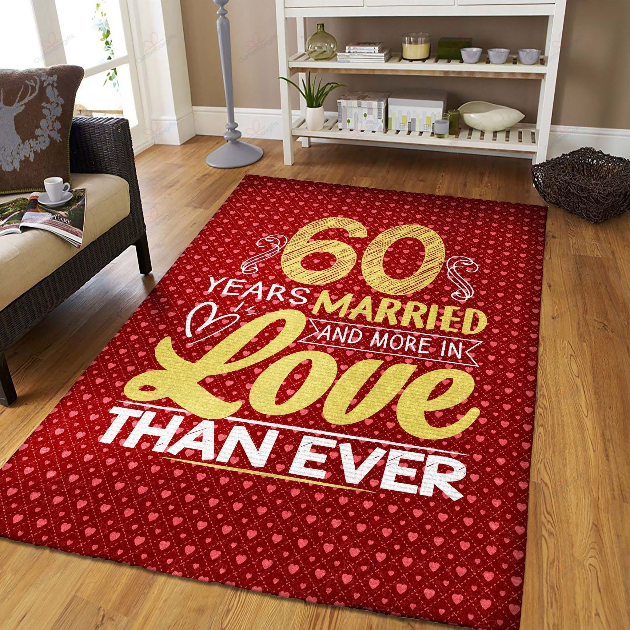 60 Years Married Valentine Rug Sport Decor Gift Floor Decor Living Room Carpet Rug Area Rug - ea86a33b323e 60 Years Married Valentine Rug Sport Decor Gift Floor Decor Living Room Carpet Rug Area Rug - ea86a33b323e