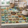 61 National Parks Rug Sport Decor Gift Floor Decor Living Room Carpet Rug Area Rug - 50fb803f4c14