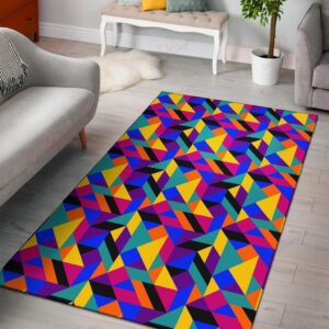90s Colorful Pattern 1 Rug Sport Decor Gift Floor Decor Living Room Carpet Rug Area Rug - ae8bb9e93783