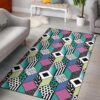 90s Pattern 3 Rug Sport Decor Gift Floor Decor Living Room Carpet Rug Area Rug - 9b717a95cbe8