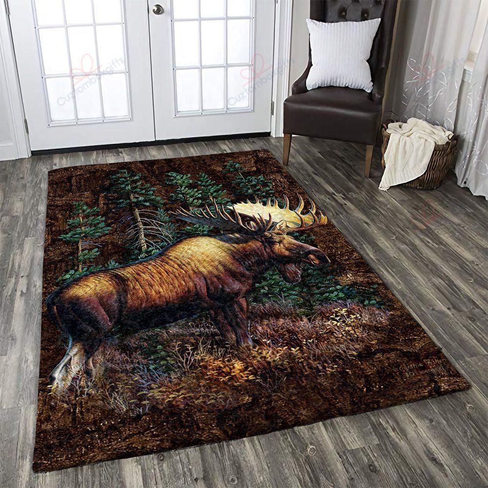 A Big Deer In Forest Rug Sport Decor Gift Floor Decor Living Room Carpet Rug Area Rug - e7a9a4820046 A Big Deer In Forest Rug Sport Decor Gift Floor Decor Living Room Carpet Rug Area Rug - e7a9a4820046