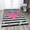 A Big Heart For You Rug Sport Decor Gift Floor Decor Living Room Carpet Rug Area Rug - 8c972d406e64