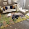 A Big Moose In Forest Rug Sport Decor Gift Floor Decor Living Room Carpet Rug Area Rug - bae75fd7fbda