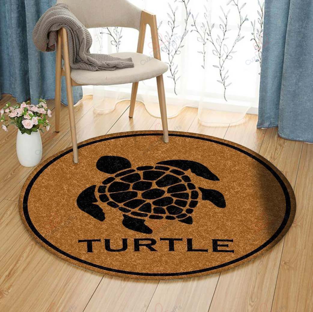 A Black Turtle Round Carpet Floor Rug Living Room Bedroom Decor Round Area Rug Carpet A Black Turtle Round Carpet Floor Rug Living Room Bedroom Decor Round Area Rug Carpet