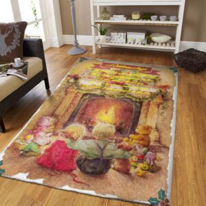 A Christmas Angel Rug Sport Decor Gift Floor Decor Living Room Carpet Rug Area Rug - acfed112ac42