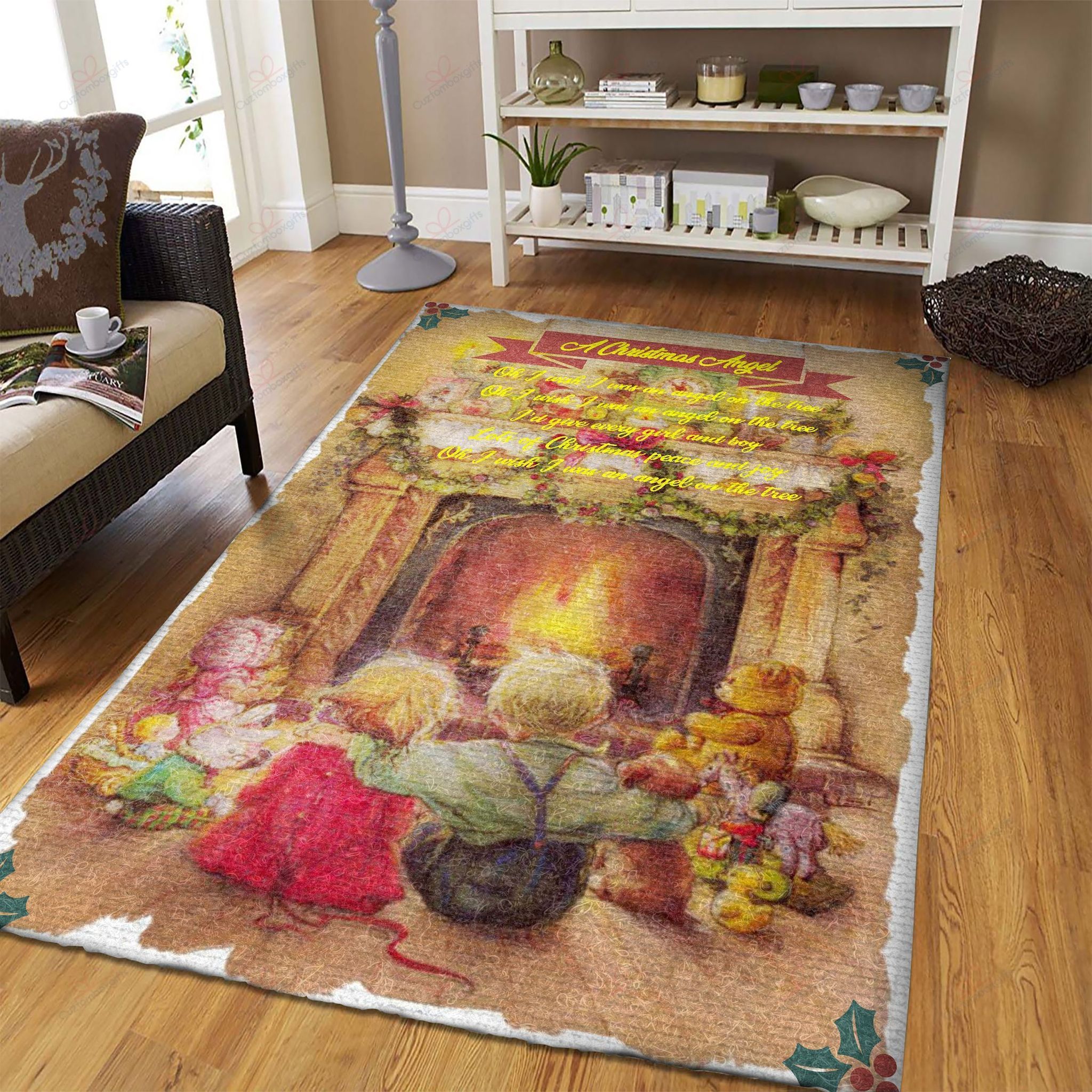 A Christmas Angel Rug Sport Decor Gift Floor Decor Living Room Carpet Rug Area Rug - acfed112ac42 A Christmas Angel Rug Sport Decor Gift Floor Decor Living Room Carpet Rug Area Rug - acfed112ac42