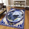 A Couple Of Black And White Wolf Rug Sport Decor Gift Floor Decor Living Room Carpet Rug Area Rug - 3b5afe18d4e6