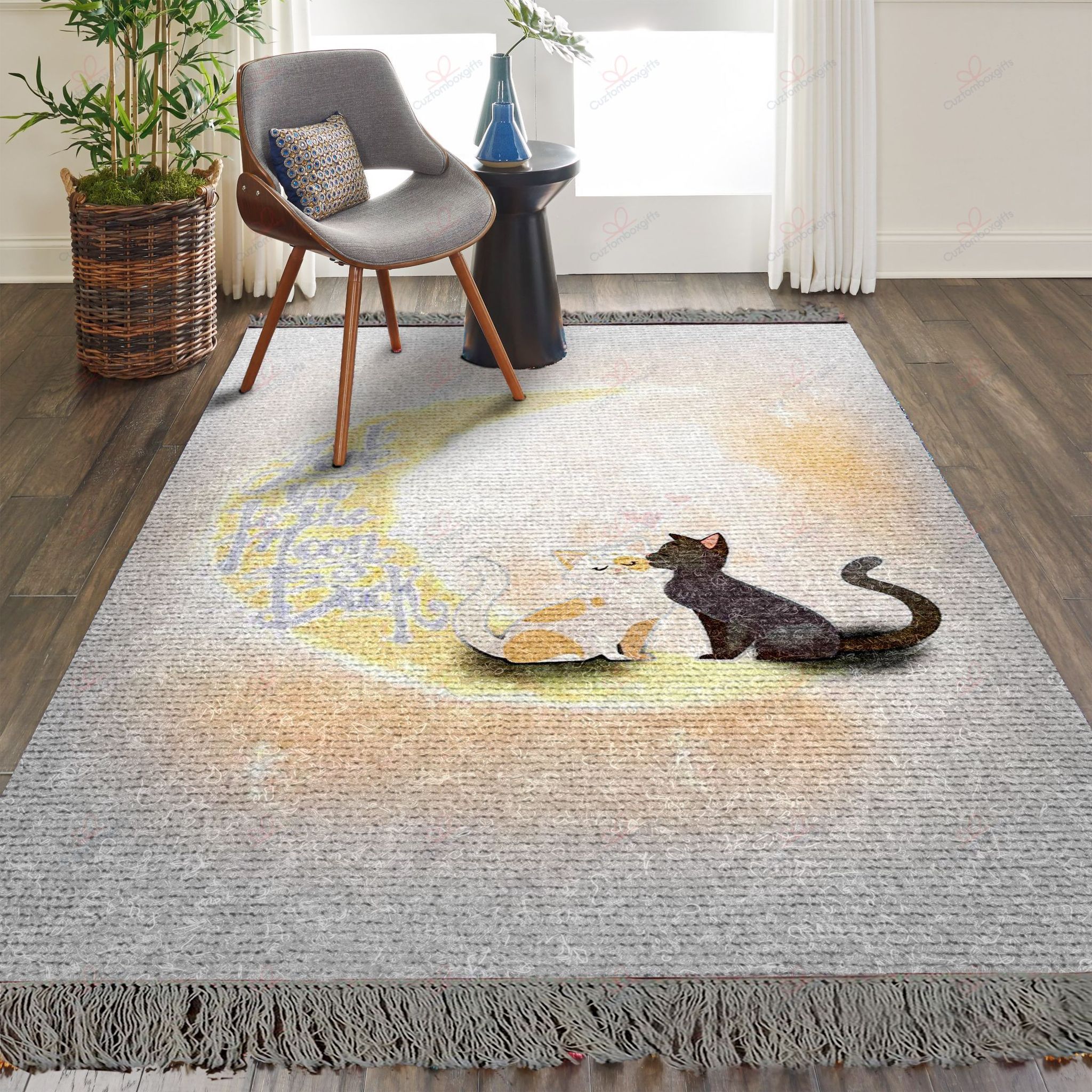 A Couple Of Cat And Moon Rug Sport Decor Gift Floor Decor Living Room Carpet Rug Area Rug - b4b679a10976 A Couple Of Cat And Moon Rug Sport Decor Gift Floor Decor Living Room Carpet Rug Area Rug - b4b679a10976