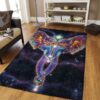 A Couple Of Elephants In Galaxy Rug Sport Decor Gift Floor Decor Living Room Carpet Rug Area Rug - 5a2e8e94e175