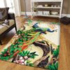 A Couple Of Peacocks Rug Sport Decor Gift Floor Decor Living Room Carpet Rug Area Rug - 1db9446751a5