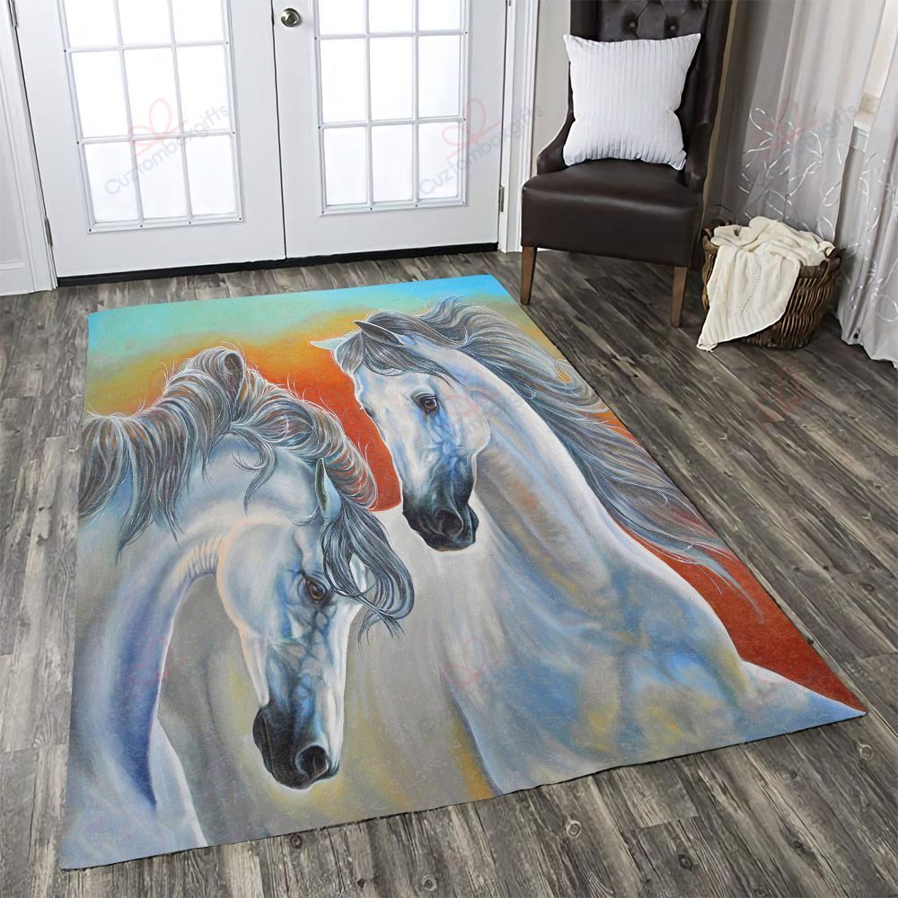 A Couple Of White Horses Rug Sport Decor Gift Floor Decor Living Room Carpet Rug Area Rug - 04804e21264a A Couple Of White Horses Rug Sport Decor Gift Floor Decor Living Room Carpet Rug Area Rug - 04804e21264a