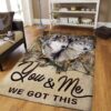 A Couple Of Wolf You And Me We Got This Rug Sport Decor Gift Floor Decor Living Room Carpet Rug Area Rug - ee2eb8977727