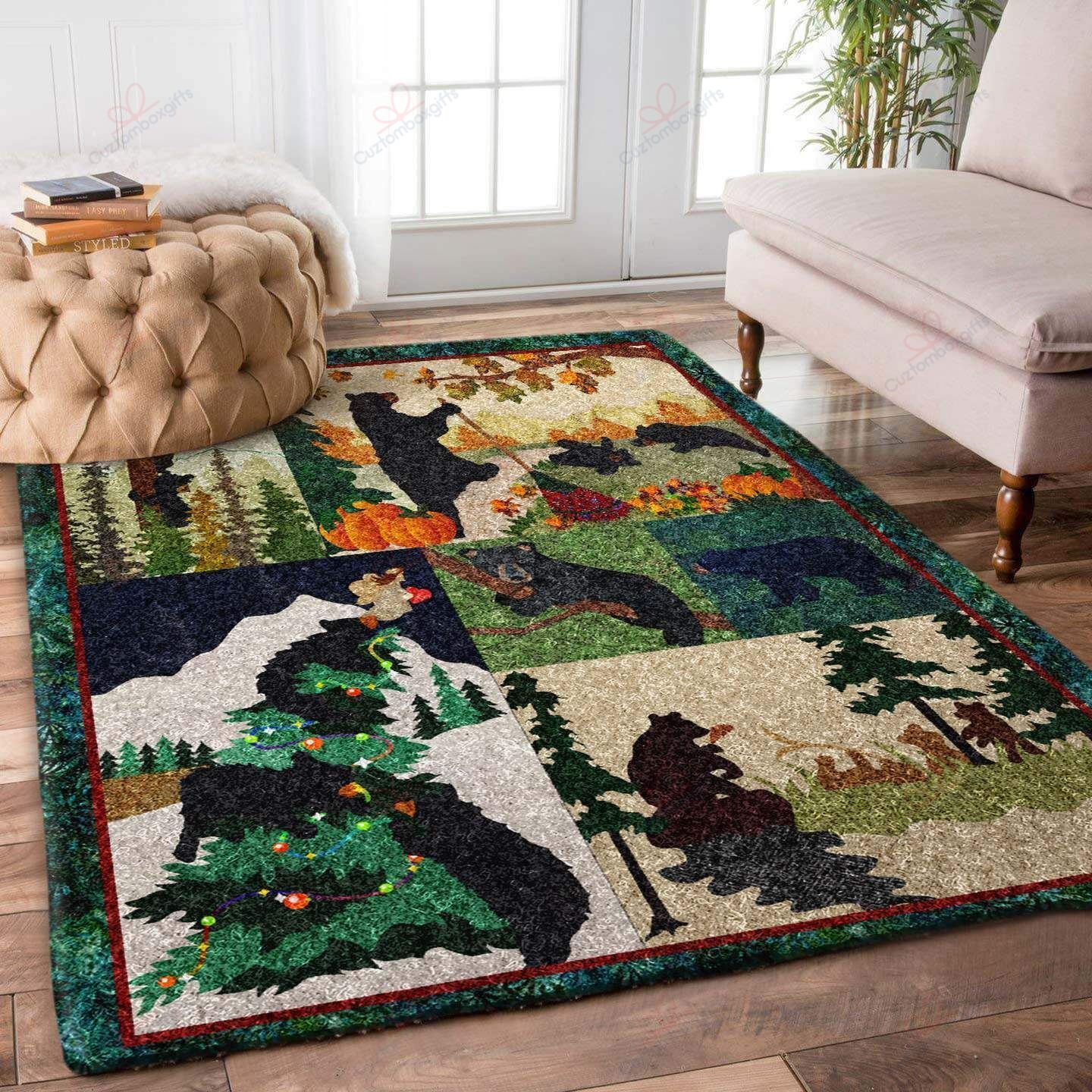 A Day Of Bear Rug Sport Decor Gift Floor Decor Living Room Carpet Rug Area Rug - c4744463712e A Day Of Bear Rug Sport Decor Gift Floor Decor Living Room Carpet Rug Area Rug - c4744463712e