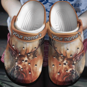 A Deer In The Headlights Crocs Clog Shoes Crocbland Clog Birthday Gifts For Man Woman