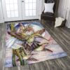 A Fairy Riding A Beautiful Hummingbird Rug Sport Decor Gift Floor Decor Living Room Carpet Rug Area Rug - 4cccfe0e49b7