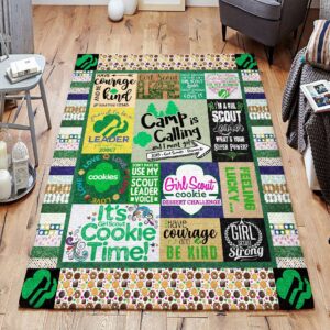 A Girl Scout Strong Rug Sport Decor Gift Floor Decor Living Room Carpet Rug Area Rug - 4d2f05675011