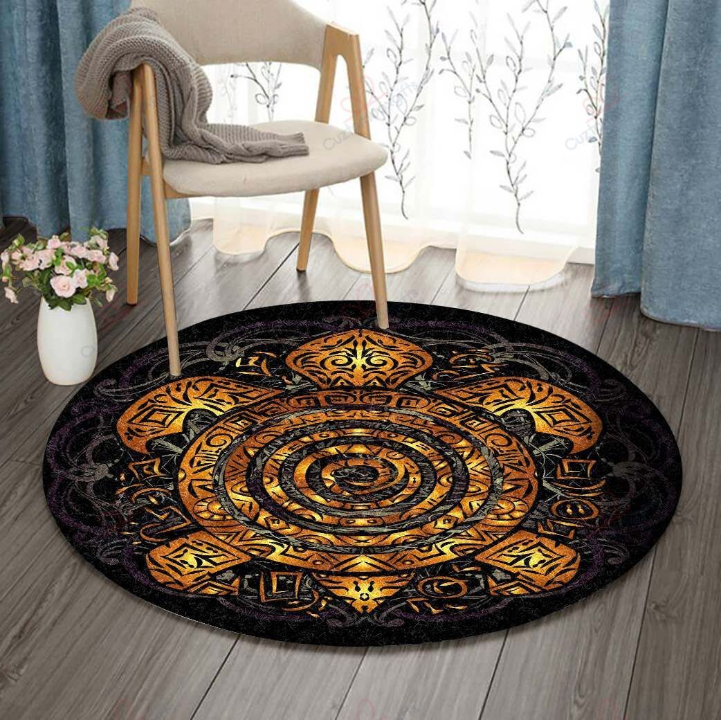 A Golden Turtle Round Carpet Floor Rug Living Room Bedroom Decor Round Area Rug Carpet A Golden Turtle Round Carpet Floor Rug Living Room Bedroom Decor Round Area Rug Carpet