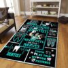 A Good Dentist Never Gets On Your Nerves Rug Sport Decor Gift Floor Decor Living Room Carpet Rug Area Rug - f7307d1231db