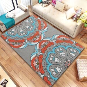 A Half Pettern Rug Sport Decor Gift Floor Decor Living Room Carpet Rug Area Rug - 4fb159097383
