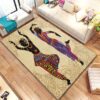 A Happy Couple In Africa Rug Sport Decor Gift Floor Decor Living Room Carpet Rug Area Rug - 0e07f0a857e0