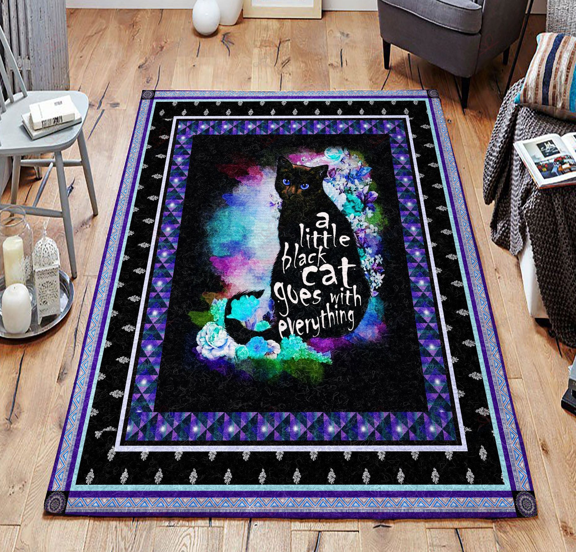 A Little Black Cat Goes With Everything Rug Sport Decor Gift Floor Decor Living Room Carpet Rug Area Rug - 94b8044895a9 A Little Black Cat Goes With Everything Rug Sport Decor Gift Floor Decor Living Room Carpet Rug Area Rug - 94b8044895a9