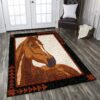 A Lonely Horse Rug Sport Decor Gift Floor Decor Living Room Carpet Rug Area Rug - c6892fb73f67