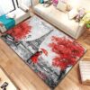 A Romantic Couple In Eiffel Rug Sport Decor Gift Floor Decor Living Room Carpet Rug Area Rug - 0125c58faafc