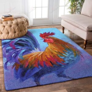 A Rooster Rug Sport Decor Gift Floor Decor Living Room Carpet Rug Area Rug - 0c3790161f0a