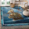 A Ship Is Sailing In Storm Rug Sport Decor Gift Floor Decor Living Room Carpet Rug Area Rug - d3295ddb773c