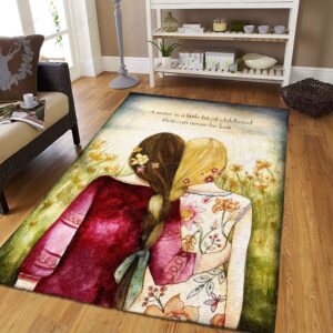 A Sister Is A Little Bit Of Childhood That Can Never Be Lost Rug Sport Decor Gift Floor Decor Living Room Carpet Rug Area Rug - 61465a7effbe