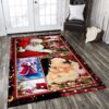 A Visit From Santa Claus Rug Sport Decor Gift Floor Decor Living Room Carpet Rug Area Rug - 29bb6a420c2c