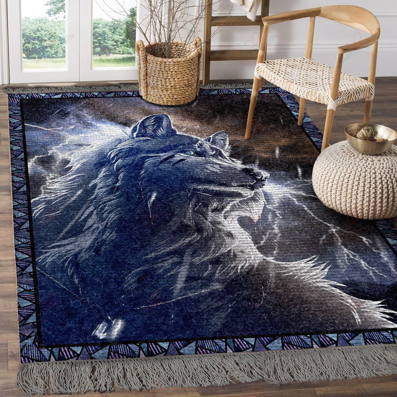A Wolf On A Stormy Day Rug Sport Decor Gift Floor Decor Living Room Carpet Rug Area Rug - 9687c70531fc A Wolf On A Stormy Day Rug Sport Decor Gift Floor Decor Living Room Carpet Rug Area Rug - 9687c70531fc