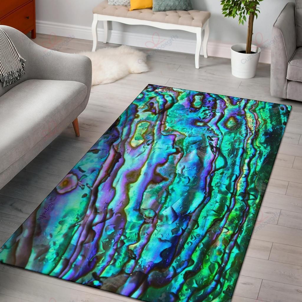 Abalone Shell Rug Sport Decor Gift Floor Decor Living Room Carpet Rug Area Rug - 8e316394a6b4 Abalone Shell Rug Sport Decor Gift Floor Decor Living Room Carpet Rug Area Rug - 8e316394a6b4
