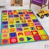 Abc Puzzle Letters Rug Sport Decor Gift Floor Decor Living Room Carpet Rug Area Rug - b216927b9af6