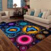 Abstract Butterfly Night Rug Sport Decor Gift Floor Decor Living Room Carpet Rug Area Rug - ad4c20195624
