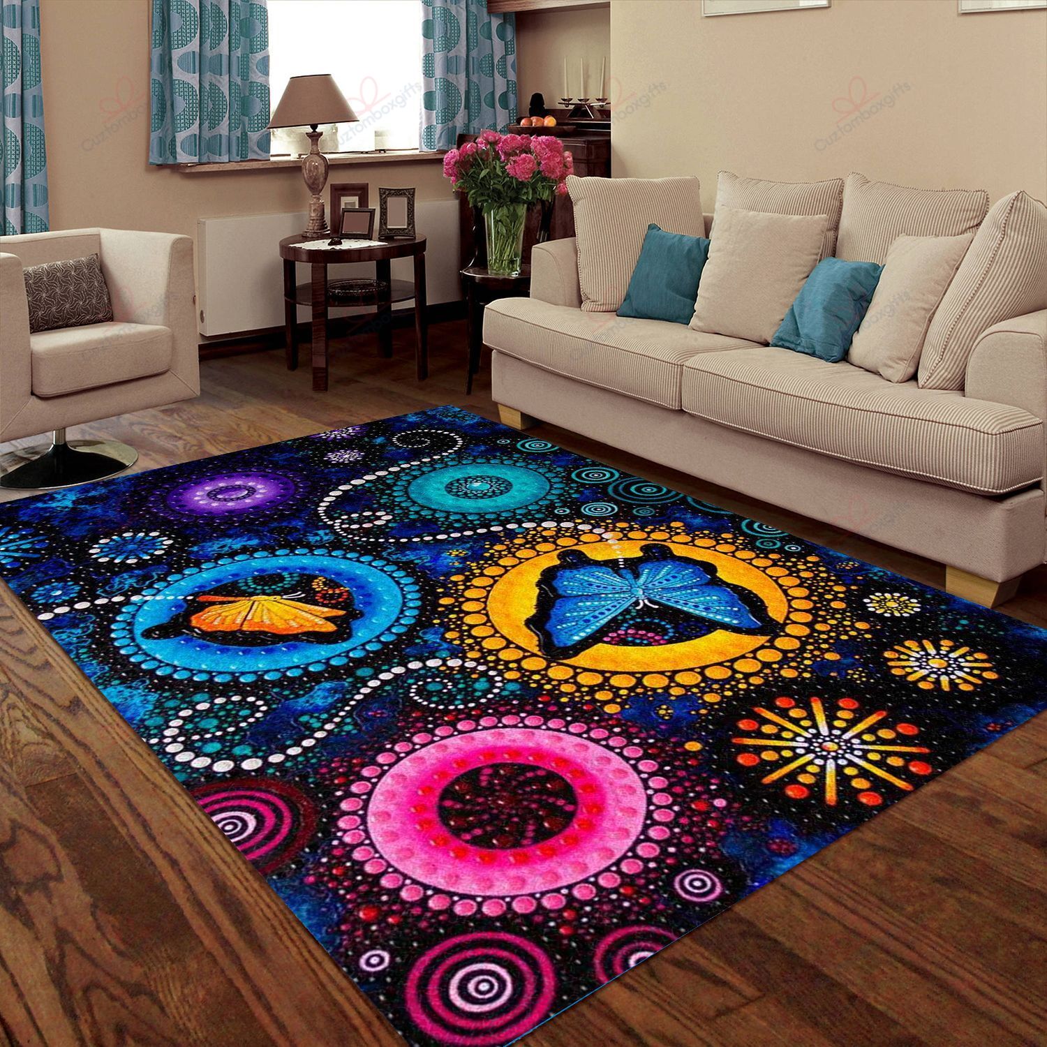Abstract Butterfly Night Rug Sport Decor Gift Floor Decor Living Room Carpet Rug Area Rug - ad4c20195624 Abstract Butterfly Night Rug Sport Decor Gift Floor Decor Living Room Carpet Rug Area Rug - ad4c20195624