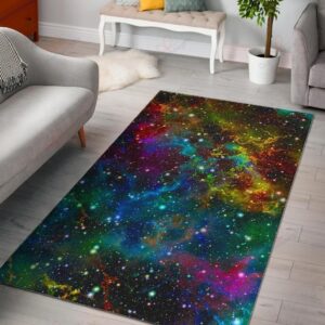 Abstract Colorful Galaxy Space Rug Sport Decor Gift Floor Decor Living Room Carpet Rug Area Rug - 46d81f3ebf70