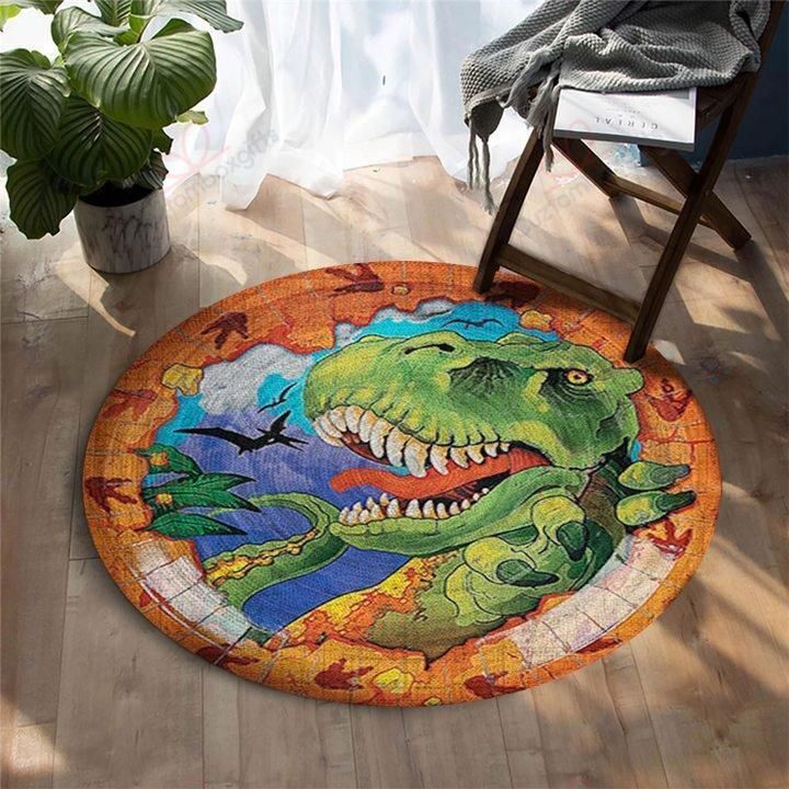 Abstract Dinosaur Round Carpet Floor Rug Living Room Bedroom Decor Round Area Rug Carpet Abstract Dinosaur Round Carpet Floor Rug Living Room Bedroom Decor Round Area Rug Carpet