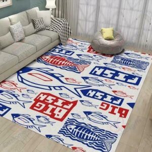 Abstract Fish Rug Sport Decor Gift Floor Decor Living Room Carpet Rug Area Rug - a547a5318b1d
