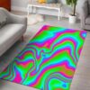 Abstract Psychedelic Trippy Rug Sport Decor Gift Floor Decor Living Room Carpet Rug Area Rug - 2af19e7114fa