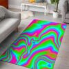 Abstract Psychedelic Trippy Rug Sport Decor Gift Floor Decor Living Room Carpet Rug Area Rug - f1aec8b2d282