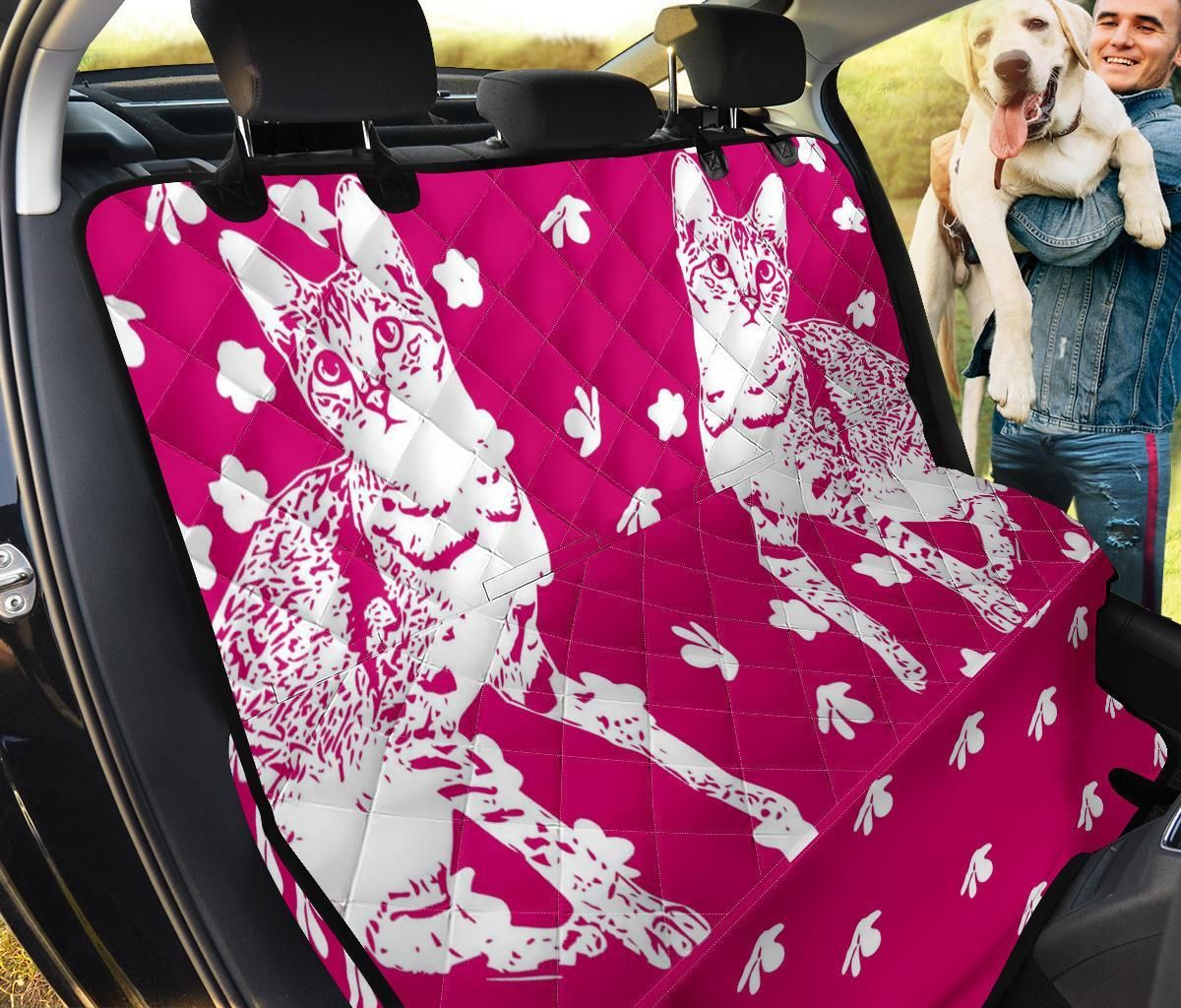 Abstract Savannah Cat Design Car Back Seat Cover Dog Car Seat Covers - 3560dd967433 Abstract Savannah Cat Design Car Back Seat Cover Dog Car Seat Covers - 3560dd967433