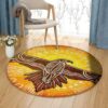 Accipitriformes Round Carpet Floor Rug Living Room Bedroom Decor Round Area Rug Carpet
