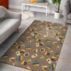Accounting Financial Pattern 3 Rug Sport Decor Gift Floor Decor Living Room Carpet Rug Area Rug - 67a2fd086494