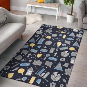 Accounting Financial Pattern 4 Rug Sport Decor Gift Floor Decor Living Room Carpet Rug Area Rug - 43d449ad2139