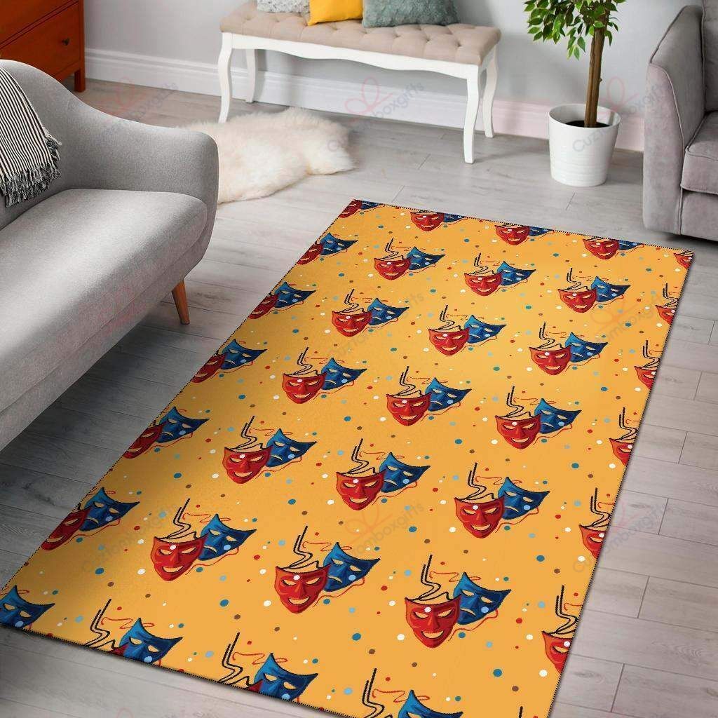 Acting Mask Rug Sport Decor Gift Floor Decor Living Room Carpet Rug Area Rug - a3bd50382d09 Acting Mask Rug Sport Decor Gift Floor Decor Living Room Carpet Rug Area Rug - a3bd50382d09
