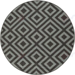 Adan Geometric Round Carpet Floor Rug Living Room Bedroom Decor Round Area Rug Carpet