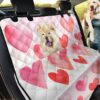 Adorable Chow Chow On Heart Car Back Seat Cover Dog Car Seat Covers - 8e3d8bd80691