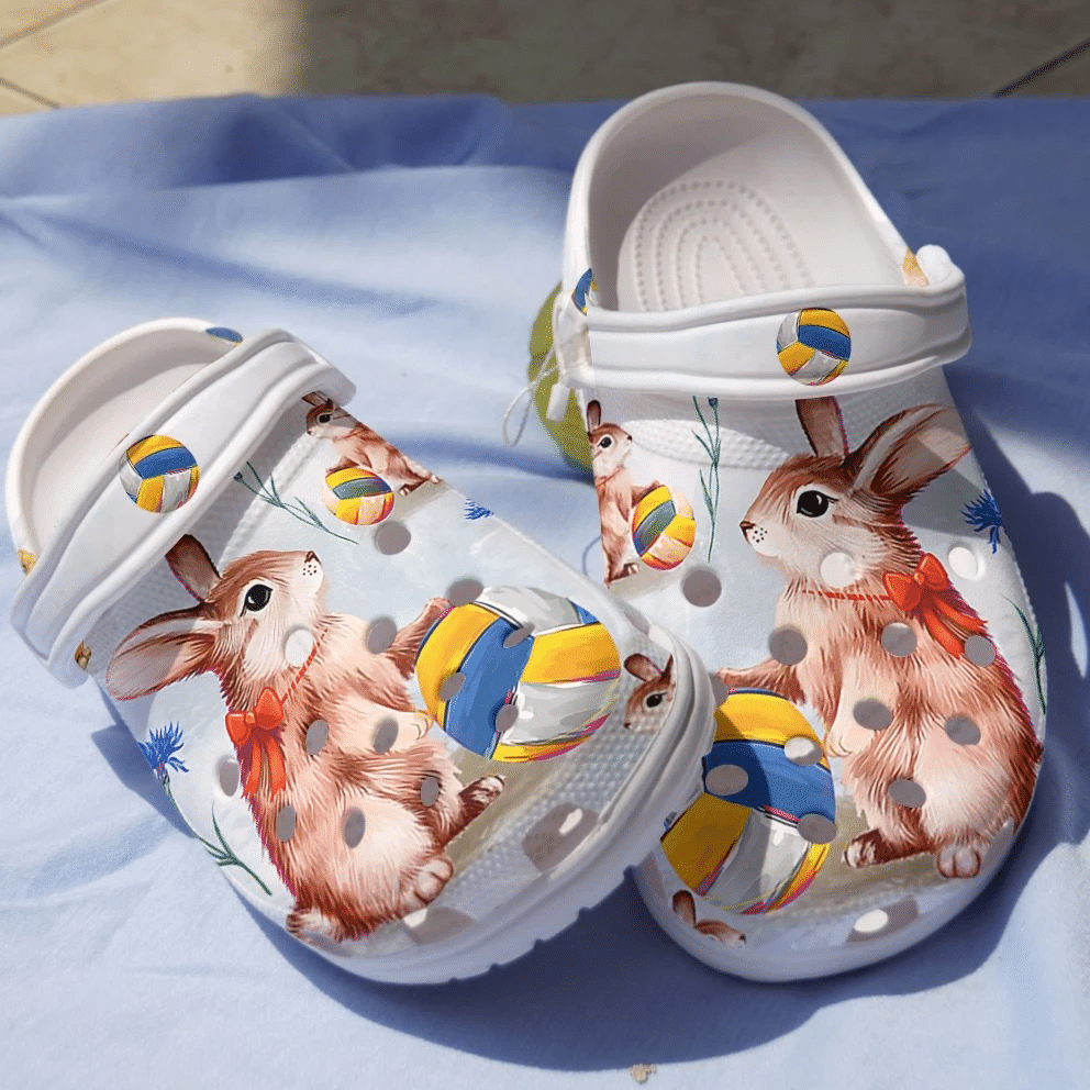 Adore Rabbit Shoes Clog – Volleyball With Rabbit Crocs Clog Crocbland Clog Birthday Gift For Woman Girl Adore Rabbit Shoes Clog – Volleyball With Rabbit Crocs Clog Crocbland Clog Birthday Gift For Woman Girl